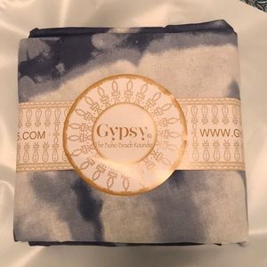 NEW Boho Blue Indigo Beach Roundie